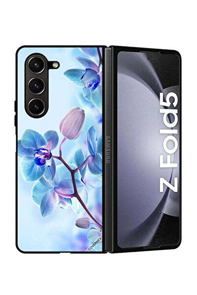 Covernex غطاء حماية لهاتف سامسونج جالاكسي زد فولد 5 بنقشة زهور الأوركيد