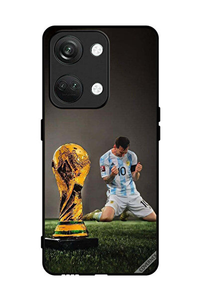 Covernex غطاء حماية لهاتف OnePlus Nord 3 5G مع صورة ليو ميسي وكأس الفيفا