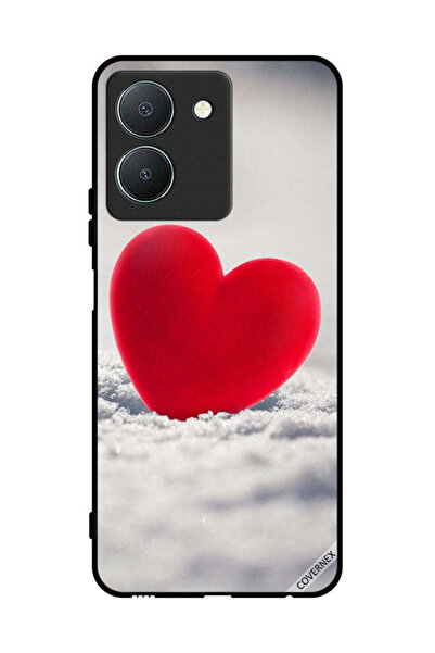 Covernex غطاء حماية لهاتف Vivo Y36 5G بتصميم قلب أحمر جميل