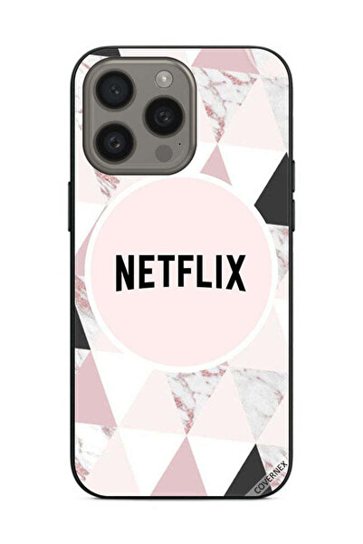 Covernex غطاء حماية لهاتف Apple iPhone 15 Pro Max مع خلفية Netflix
