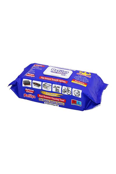 Mena Rise Şirinshop 102 Pcs Rust Remover - Heavy Oil Remover Cleaning Towel - Wet Wipes Mangal - Jan