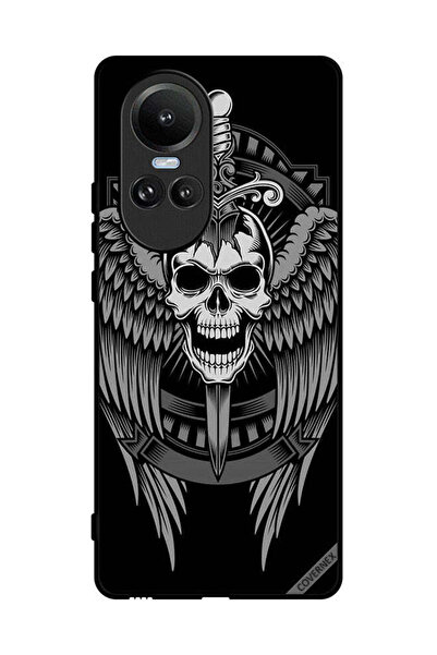 Covernex غطاء حماية لهاتف Oppo Reno10 جمجمة بأجنحة نسر