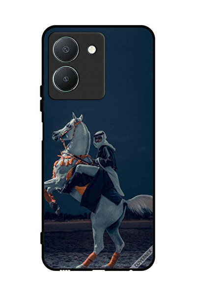 Covernex غطاء حماية لهاتف Vivo Y36 4G، شاب على حصان