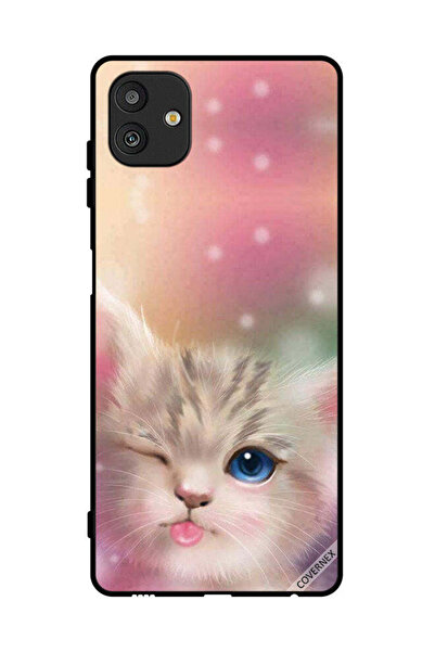 Covernex غطاء حماية لهاتف سامسونج جالاكسي M13 5G، رسم قطة لطيفة