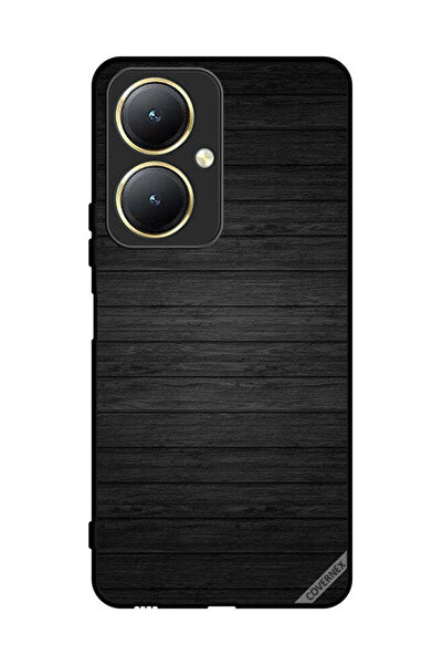 Covernex غطاء حماية لهاتف vivo Y27 4G بنمط خشبي داكن