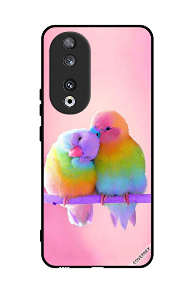 Covernex غطاء حماية لهاتف Honor 90 برسومات طيور لطيفة