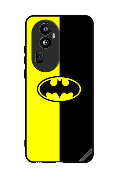 Covernex غطاء حماية لهاتف Oppo Reno 10 Pro Plus مع قصاصة فنية بشعار باتمان