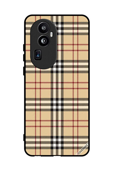 Covernex غطاء حماية لهاتف Oppo Reno 10 Pro Plus بنمط خطوط على القماش