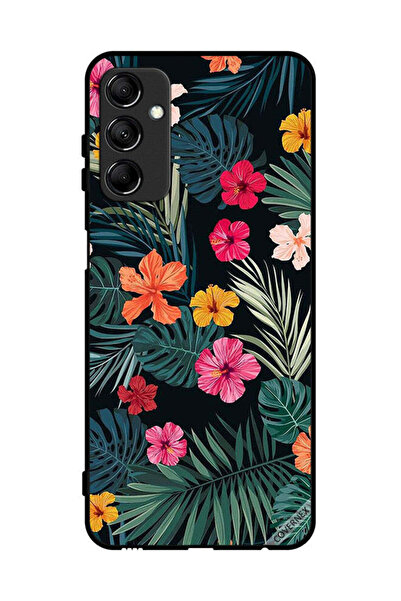 Covernex غطاء حماية لهاتف سامسونج جالاكسي M14 5G، زهور متعددة الألوان وريش أخ...