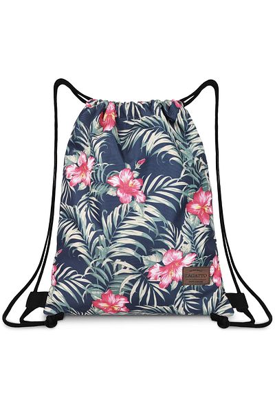 zagatto Women’s drawstring backpack, multicolor, 37x47 cm, waterproof and lightweight, ZG708