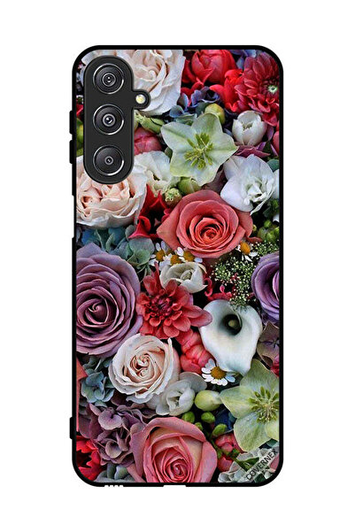 Covernex غطاء حماية لهاتف سامسونج جالاكسي M34 5G بنقشة الورود والأوراق