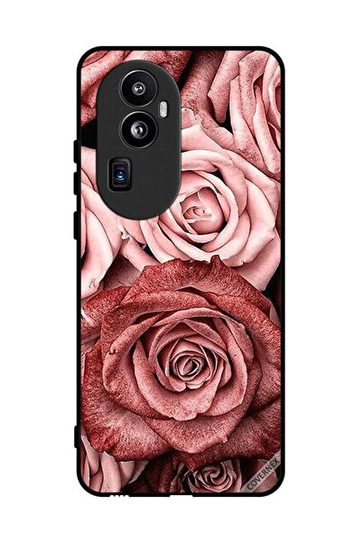Covernex غطاء حماية لهاتف Oppo Reno 10 Pro Plus بلون زهور الخوخ
