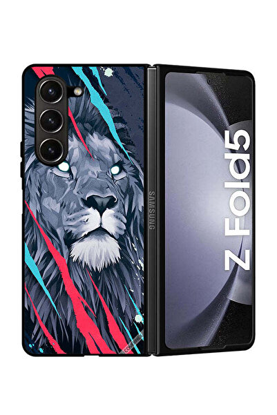 Covernex غطاء حماية لهاتف سامسونج جالاكسي زد فولد 5، رسم الأسد الملك