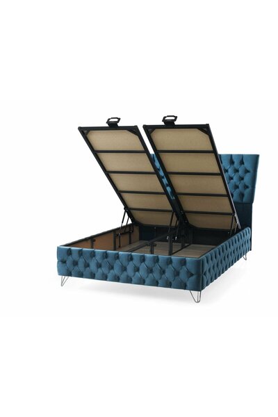 Yuvaset Home Alpha Ultra Ortopedik AntiAlerjik 34cm 180*200 Yatak-Baza-Başlık Seti