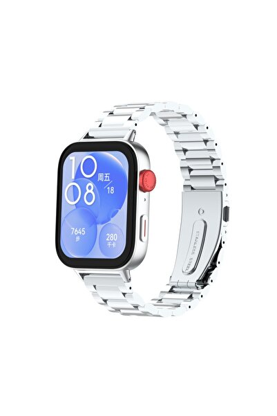 redmud teknoloji Huawei Watch Fit 3 / Fit 4 /Fit 4 Pro İle Uyumlu Paslanmaz Ç...