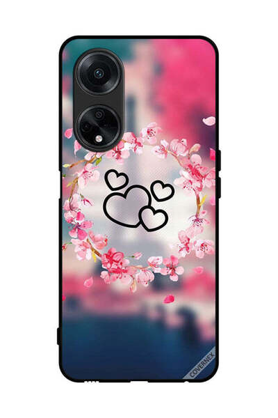 Covernex غطاء حماية لهاتف Oppo A1 5G - مشبك فني على شكل قلوب