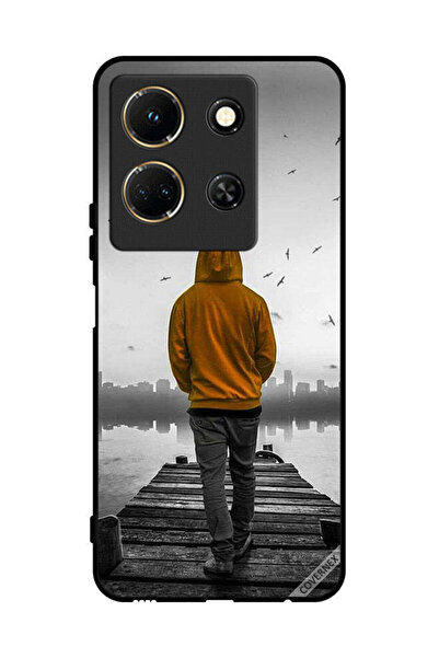 Covernex غطاء حماية لهاتف Infinix Note 30 - فتى حزين يمشي