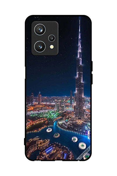 Covernex غطاء حماية لهاتف Realme 9 Pro مع منظر ليلي لوسط المدينة