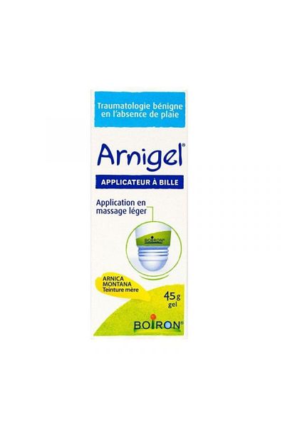 Boiron Roll-On Gel, Boiron, Arnigel, Homeopathic Treatment against Wounds, Burns, 45gr