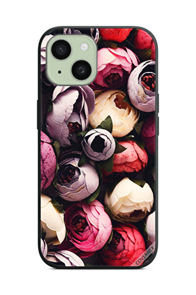 Covernex غطاء حماية لهاتف Apple iPhone 15 Plus - وردي داكن مخروطي