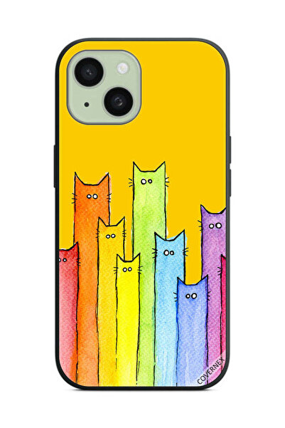 Covernex غطاء حماية لهاتف Apple iPhone 15 بتصميم دمية قطة