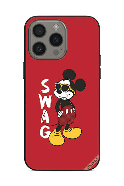 Covernex غطاء حماية لهاتف Apple iPhone 15 Pro Max Swag Mickey Mouse