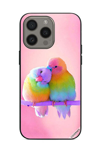Covernex غطاء حماية لهاتف Apple iPhone 15 Pro Max طيور لطيفة