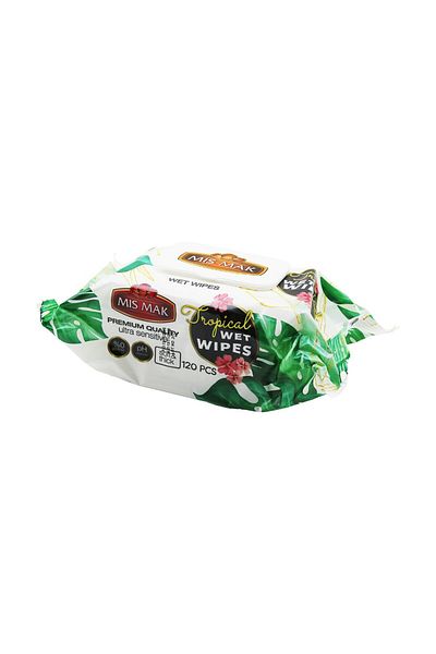 Mena Rise Şirinshop Mismak 120Pcs Tropical Ultra Sensitive Wet Wipes 1108107