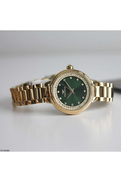 FERRO F21493B6 Women's Wrist Watch with Steel Band