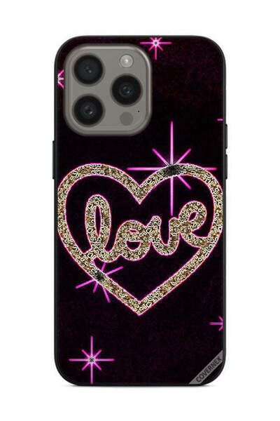 Covernex غطاء حماية لهاتف Apple iPhone 15 Pro Love Heart