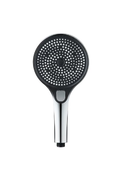 AQUADROP Round High Pressure Handheld Shower with Ergonomic Handle