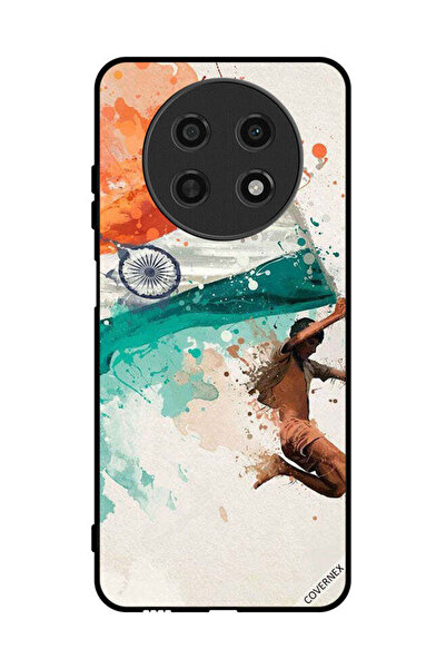 Covernex غطاء حماية لهاتف هواوي نوفا Y91 يحمل علم الهند أثناء الطيران