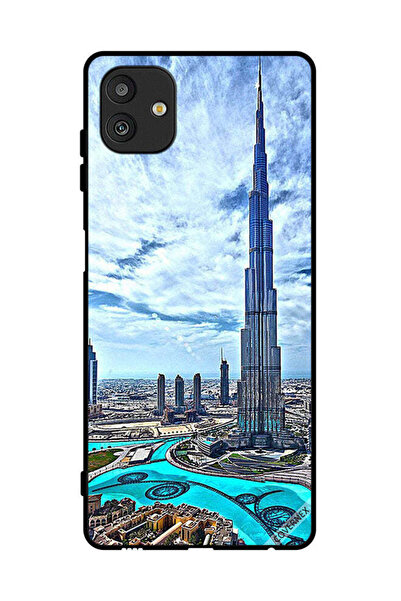 Covernex غطاء حماية لهاتف سامسونج جالاكسي M13 5G برج خليفة، غيوم تلامس السحاب