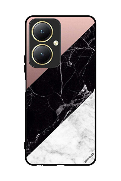 Covernex غطاء حماية لهاتف vivo Y35 Plus 5G بلون رخامي