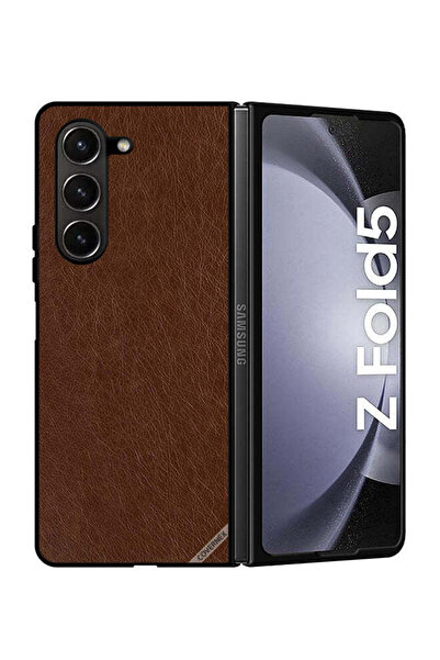 Covernex غطاء حماية لهاتف سامسونج جالاكسي زد فولد 5 بنقشة جلد