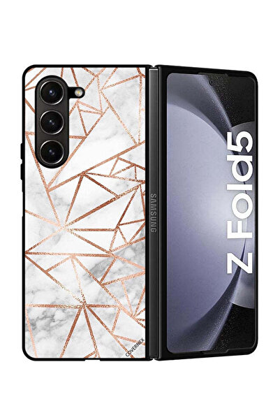 Covernex غطاء حماية لهاتف سامسونج جالاكسي زد فولد 5 بخلفية بنمط رخامي