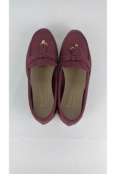 ZİO Women's Bordo Suede Ballet