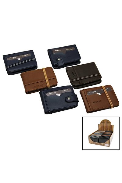 Mena Rise Şirinshop Man Patched - Elastic Card Holder Vinleks Wallet 1108107