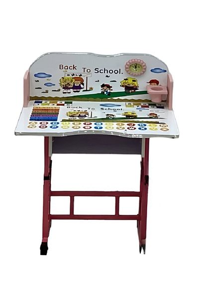 rexa KIDS STUDY TABLE CHAIR WITH HEIGHT ADJUSTABLE TABLE & CHAIR Metal Chair 50 cm x 85 cm x 50 cm