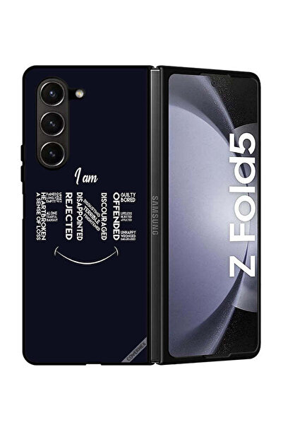 Covernex غطاء حماية لهاتف سامسونج جالاكسي زد فولد 5 بخط اليد "أنا بخير"