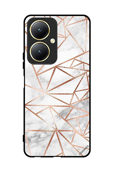 Covernex غطاء حماية لهاتف vivo Y27 4G بنمط رخامي وورق حائط