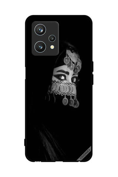 Covernex غطاء حماية لهاتف Realme 9 Pro، فتاة ذات عيون جميلة ووجه مزين بالمجوهرات
