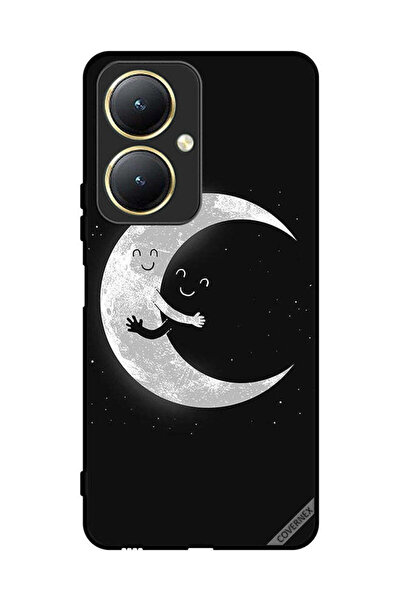 Covernex غطاء حماية لهاتف فيفو Y27 4G مع عناق القمر والسماء المظلمة