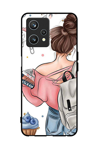 Covernex غطاء حماية لهاتف Realme 9 Pro مطبوع عليه رسومات يد فتاة