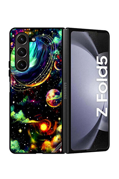 Covernex غطاء حماية لهاتف سامسونج جالاكسي زد فولد 5 - نباتات زحل