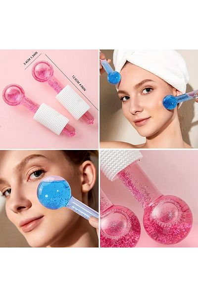 Mena Rise Diyar-Ifırsatshop Ice Globe Face and Eye Cold Massage and Therapy Ball Anti-Blemish Skin Care