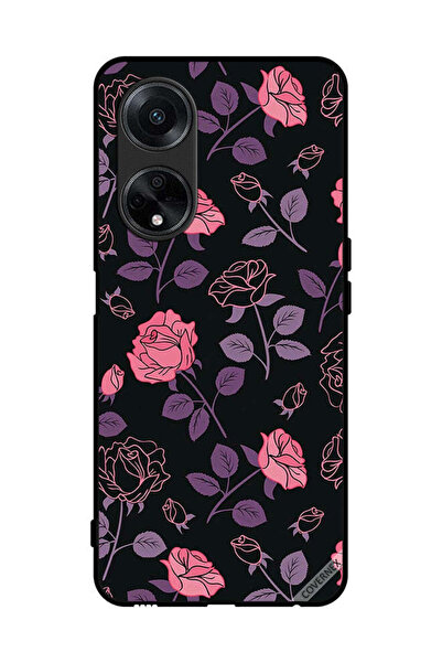 Covernex غطاء حماية لهاتف Oppo A1 5G - زهور قوطية باستيل