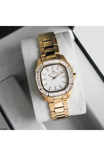 FERRO F43008B Women's Wrist Watch with Steel Band