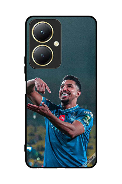 Covernex غطاء حماية لهاتف فيفو Y35 بلس 5G سالم الدوسري يحمل كرة قدم