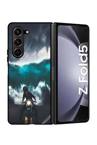 Covernex غطاء حماية لهاتف سامسونج جالاكسي زد فولد 5 برسومات موجة مائية